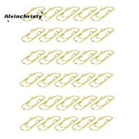 30 Chiếc Kẹp Bút Chì Kim Loại Đa Năng Kẹp Bút Vàng Kẹp Giấy