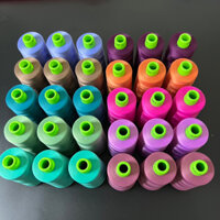 30 Cuộn Chỉ Tơ Nhật - Vắt Sổ - Cuốn Bèo