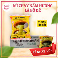 [30 gói] Mì Chay Nấm Hương Lá Bồ Đề Từ Đồng Nai - Gói 80 gr