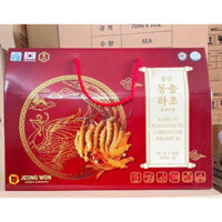 30 GÓI NƯỚC HỒNG SÂM  ĐÔNG TRÙNG JEONG WON (80ml*30 goi) TẶNG KẸO SÂM 200G