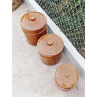 30 lít 🌿🌿 Chum gạo Bát Tràng, lu gạo phong thủy, vại muối dưa cà 🌿🌿