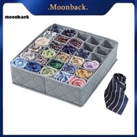 30 Lưới Hộp Bảo Quản Than Tre Gấp Quần Lót Dây Buộc Tất Ngăn Kéo Dụng Cụ Sắp Xếp