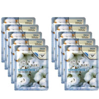 30 Mặt nạ cấp ẩm tuyết cho da dầu mụn Mỹ phẩm hàn quốc cao cấp 3W CLINIC FRESH WHITE MASK SHEET