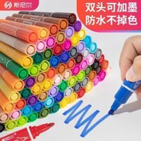 30 màu 24 màu bút đánh dấu, bút đánh dấu dầu có thể nạp lại, bút đánh dấu màu nước, đầu dày, áp phích POP, liên kết màu đơn