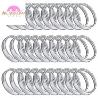 30 Miếng Miệng Rộng Mason Đóng Hộp Lọ Thay Thế Nhẫn Kim Loại Chống Rỉ Vít Dây Thiếc Dây Kim Loại Nhẫn 86 mm