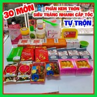 (30 món) Công thức kem body Whitening Velvet trắng da body cấp tốc chuẩn Spa trắng nhanh không bết rít cho da chai lì