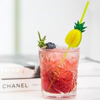 30 Món Trang Trí Dứa Phong Cách Thanh Có Thể Uốn Cong Nhựa Cocktail Dùng Một Lần Bình Tập Uống Có Ống Hút