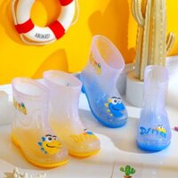 30 Ngày 1376 Miếng Giày Đi Mưa Trẻ Em Bé Trai Bé Gái Lông Cừu Ấm Áp Chống Trơn Trượt Trong Suốt Giày Đi Mưa Lớn Vừa Trẻ Em Tập Đi Miệng Nông Giày Chống Thấm Nước Hàng Có Sẵn✨0215✨Hàng có sẵn✨0213✨2025.03.14