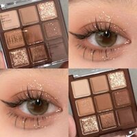 30 Ngày 1839 Miếng Mocha Chocolate Phấn Mắt Bảng Màu Đất Mờ Cam Nâu Cà Phê Ngọc Trai Nhấp Nháy Chín Màu 2024 3.19 YN