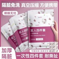 30 Ngày 3271 Miếng Khăn Trải Giường Dùng Một Lần Vỏ Chăn Gối Giường Xe Lửa Bộ Ba Mảnh Ga Trải Giường Khách Sạn Du Lịch Gói Bẩn Ký Túc Xá Di Động