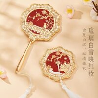 [30 Ngày Giảm Giá 1050 Miếng] Tử Cấm Thành Văn Hóa Sáng Tạo Tử Cấm Thành Gương Tuyết Di Động Gương Trang Điểm Cầm Tay Bảo Tàng Giáng Sinh Bạn Gái Quà Tặng Sinh Nhật Bạn Gái 4.1