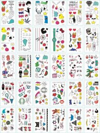 30 Tờ Hình Xăm Dán Tattoo Xăm Nước Tha Thu - Mẫu G