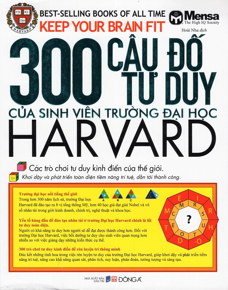 300 câu đố tư duy của sinh viên trường Đại học Harvard - Hoài Nha