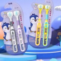 [300] Set 2 Bàn Chải Đôi Chim Cánh Cụt Cho Bé