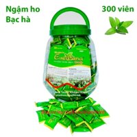 (300 viên) Viên ngậm ho bạc hà Eucatana Candy