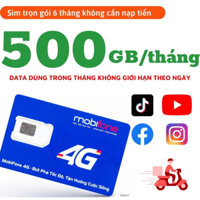 (3000GB/6 THÁNG) SIM DCOM 4G 6MDT150 TRUY CẬP ỨNG DỤNG INTERNET MÁT TAY