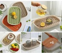 3004- Khay nhựa chữ nhật (Pincai) , (60C/Thùng),   19,5K/C