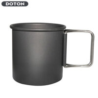 300ml Cắm Trại Ngoài Trời Cốc Nước Di Động Gấp Nhôm Cốc Bộ Đồ Ăn Cho Đi Bộ Đường Dài Ngoài Trời Dã Ngoại Leo Núi