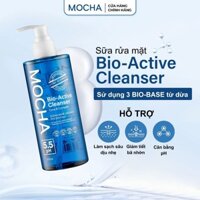 (300ml)Sữa Rửa Mặt Mocha Bio Active Cleanser  Dịu Nhẹ Lành Tính, Cho Cả Da Dầu Mụn Nhạy Cảm