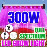 300W Full Spectrum LED Grow Light AC100-277V Khối lượng ánh sáng thực vật Điều khiển dây chuyển đổi nhà kính lều Aquaponics chiếu sáng