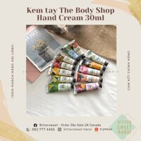 [30/100ml] Kem dưỡng tay dưỡng móng THE BODY SHOP HAND CREAM 30ml