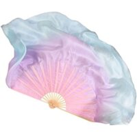 [3024 Lời khen ngợi của mọi người] Quạt khiêu vũ phong cách mới Quạt nhảy múa cổ điển Cao su Trạng thái Yangko Quạt nhảy vuông Quạt chuyển sắc Khiêu vũ Quạt thực hành 3.7 sd