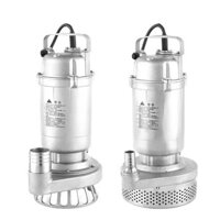 304 Bơm nước thải bằng thép không gỉ 316 Bơm chìm công nghiệp chịu nhiệt độ cao chống ăn mòn chống axit và kiềm không tắc nghẽn