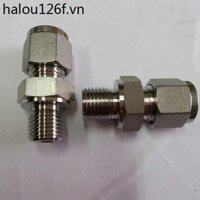 304 Tay áo thẻ bằng thép không gỉ Nhạc cụ chung Ống thép Khớp nối nhanh Chủ đề thẳng G1 / 8 Thẻ 3G1 / 4 * 6G3 / 8 * 8MM