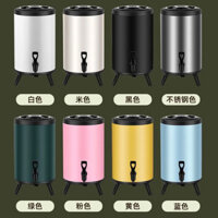 304 Thùng Trà Sữa Inox Thùng giữ nhiệt gian hàng thương mại Thùng trà dung tích Lớn Thùng sữa đậu nành quán trà sữa tiếp xúc thực phẩm