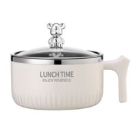 304 tô mì ăn liền bằng thép không gỉ có nắp đậy bát ăn cơm gia đình bát mì ramen