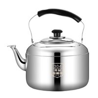 304Ấm Đun Nước Inox, Ấm Đun Nước Nóng Gia Dụng Dung Tích Lớn, Bếp Từ, Bếp Than, Bếp Gas Kiểu Cũ