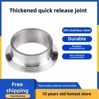 304Stainless Steel Quick Connector Fast Welding End Head Sanitary Grade Clamp Quick Opening Flange Chuck Thickened DirectHigh temperature resistant rack bottle water pipe lighting fixtureHigh temperature resistant rack bottle water pipe lighting fixture