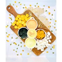 [30c THÀNH PHẨM] Set Nguyên Liệu Làm Bánh Bông Tuyết Chà Bông Rong Biển/ Kẹo Nougat Trứng Muối - Tặng Công Thức Bất Bại