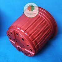 30cái Chậu trồng cây 28x20.5cm (Nâu đỏ) - Chậu nhựa trồng hoa, cây kiểng phù hợp các dòng hoa bụi lớn,  trồng hoa hồng
