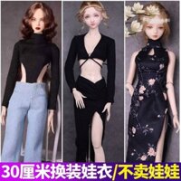 30cm Bộ Đầm Len Rộng Cho Búp Bê Barbie Ye Luoli, Công Chúa Tiên Tinh Thần Băng Giá