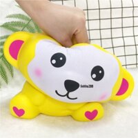 [30CM-ĐẠI KHỔNG LỒ] Squishy CON KHỈ MÀU VÀNG siêu kute mềm dẻo Đẹp Đại Khổng Lồ Chính Hãng