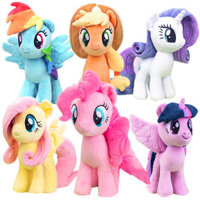 30cm My Little Pony Doll Sapphire Fluttershy Peachy Precious Cloudy Applejack Sang Trọng Đồ Chơi Búp Bê Cô Gái Cặp Đôi Quà Tặng