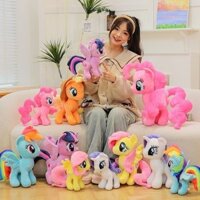 30cm My Little Pony Nhồi Bông Ngủ Gối Đồ Chơi Pinkie Pie Fluttershy Twilight Lấp Lánh Rarity Búp Bê Nhồi Bông Kid Xmas Đồ Chơi