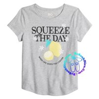 [30kg-34kg] Áo thun bé gái cực xinh, cực mát hàng xuất xịn màu xám chanh vàng