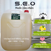 30Kg Nước rửa chén bát rẻ tiền - Chuyên dụng nhà hàng, quán ăn - S.E.O - Hương chanh vàng tươi