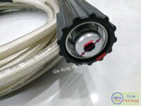 [30M] Dây xịt rửa xe cao áp dùng cho máy rửa xe / máy bơm cao áp – 2 đầu ren trong 22mm cốt trong 15mm – phù hợp vệ sinh máy lạnh điều hòa
