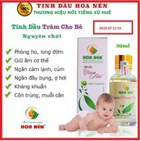 30ml Tinh dầu tràm Huế Hoa Nén nguyên chất 100% - Đuổi muỗi và giữ ấm - Tinh chất từ cây tràm gió thiên nhiên