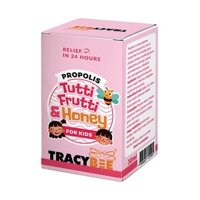 (30ml) Xịt họng Keo ong Tracybee Propolis Tutti Frutti & Honey vị trái cây giúp giảm đau họng, ho do nhiễm khuẩn cho trẻ