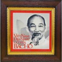 [30x40] Bộ nguyên liệu tranh gạo Bác Hồ