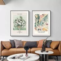 30x40x0.9cm Cây Hoa Tranh Sơn Dầu Nghệ Thuật Tranh Trang Trí Phòng Khách Phòng Ngủ Trẻ Em Bố Trí Phòng Treo Tranh Treo Tường Poster Nghệ Thuật Vẽ Nền Treo Tường Tranh