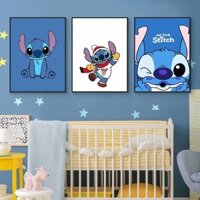 30x40x0.9cm Dễ Thương Disney Lilo & Stitch Nghệ Thuật Tranh Trang Trí Phòng Khách Phòng Ngủ Trẻ Em Trang Trí Phòng Tranh Treo Tường Poster Trang Trí Tường Nghệ Thuật Vẽ Nền Treo Tường Tranh