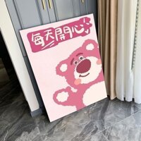 30x40x0.9cm Tốt Gấu Dâu May Mắn Tranh Trang Trí Phòng Khách Phòng Ngủ Trẻ Em Bố Trí Phòng Trang Trí Treo Tranh Treo Tường Poster Nghệ Thuật Vẽ Nền Treo Tường Patinting