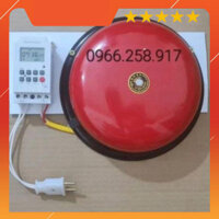 [31] BỘ HẸN GIỜ CHUÔNG BÁO GIỜ CÔNG TY, TRƯỜNG HỌC (Chuông 8 Inch) (Bật tắt chuông tính bằng giây)