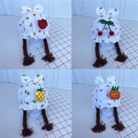 3.14 Tháng 0-3-6-12 Mỏng Bện Công Chúa Mũ Tóc Giả Bé Sơ Sinh Áo Chui Đầu Bé Gái