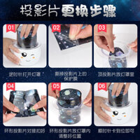 [3159 Người Đã Thu Thập] Đèn chiếu bầu trời sao xoay có thể sạc lại, đèn bầu trời sao, đèn ngủ phát sáng, quà tặng ánh sao, quà Valentine cho bạn gái 2.26